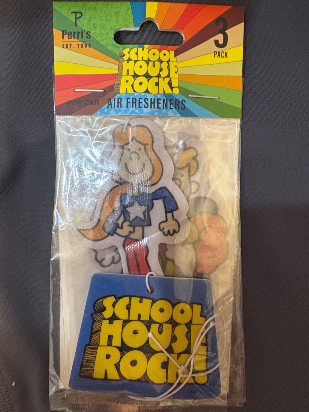Schoolhouse Rock! New Car Scent Air Freshener (3-Pack)